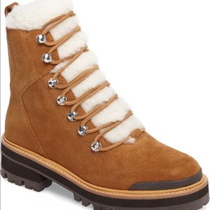 Marc Fisher LTD Izzie Genuine Shearling Bootie